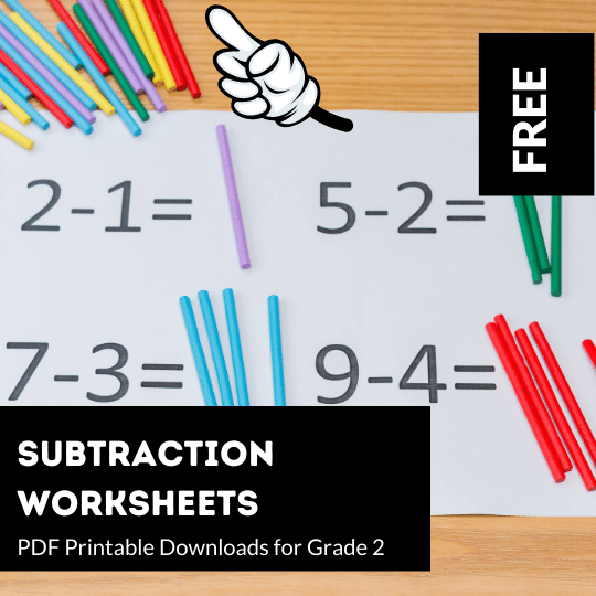 Grade 2 math subtraction worksheets