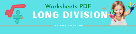 4th Grade Long Division Worksheets pdf