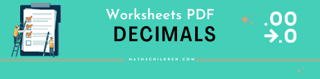 Decimal Worksheets 4th Grade