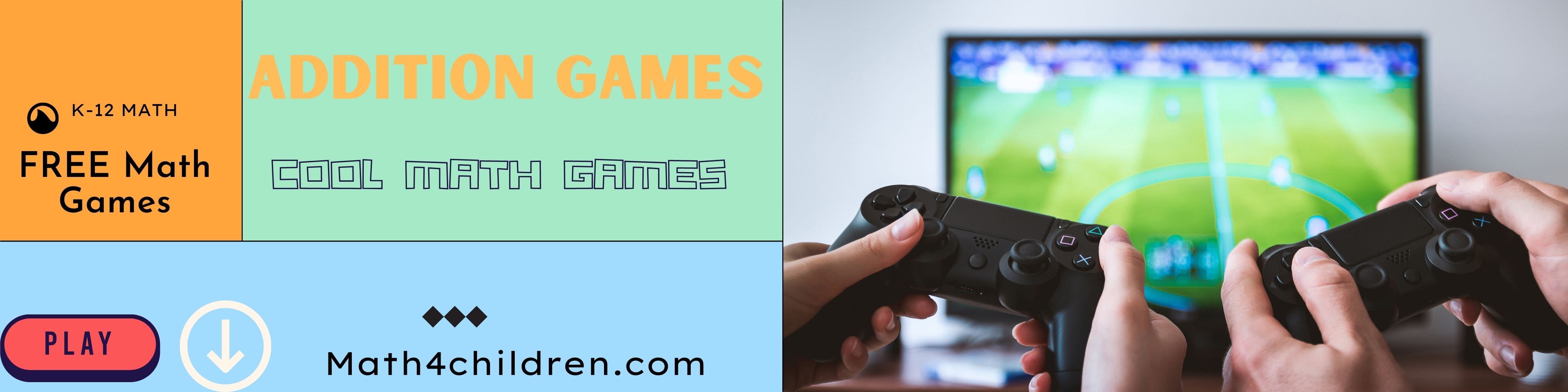 Addition Games Online - Free addition games for kids in k-12