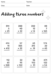  Adding Three Numbers With Carrying