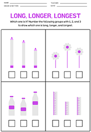  Long Longer Longest Comparing Lengths