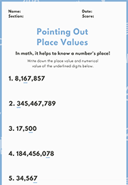  Place Value Expanded And Standard Form