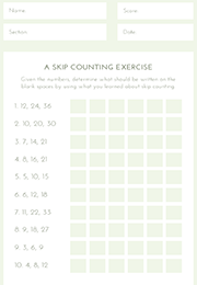  Skip Counting And Number Patterns