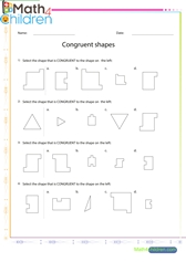  Congruent shapes