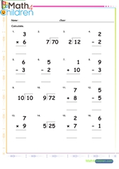  Mixed operations