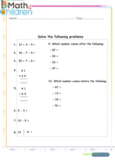  Mixed operations 1