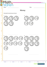  Nickel quarter coins addition