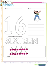  Number 16 worksheet