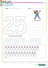  Number 25 worksheet