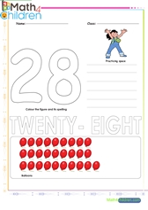  Number 28 worksheet