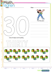  Number 30 worksheet