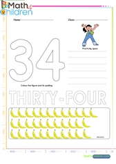  Number 34 worksheet