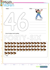  Number 46 worksheet