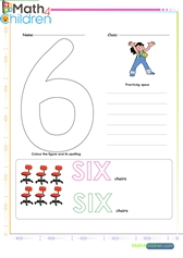  Number 6 worksheet