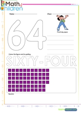  Number 64 worksheet