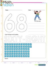  Number 68 worksheet