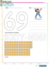  Number 69 worksheet