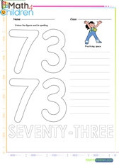  Number 73 worksheet