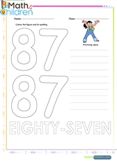  Number 87 worksheet