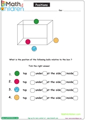  Positions inside outside