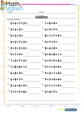  Addition multi operations