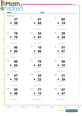 grade 2 math worksheets math worksheet for class 2