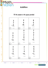  Addition of 3 and 4 numbers