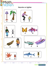  Comparison of objects heavy or light