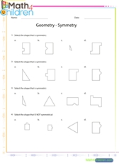  Symmetrical shapes