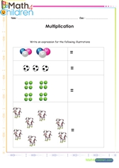  Multipliation sentence illustrated