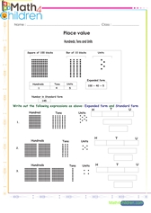  Place value with blocks