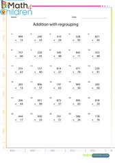  Addition two to three digit numbers