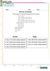  Roman numerals puzzle