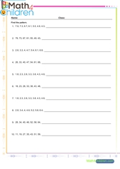  Mixed decimal number patterns