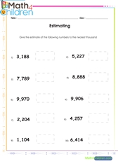  Estimation nearest thousand