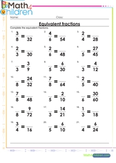  Equivalent fractions