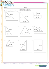  Mix shapes perimeter area