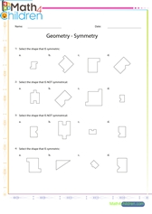  Symmetry of shapes