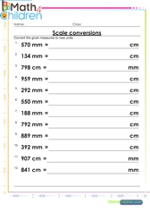  Converting mm to cm