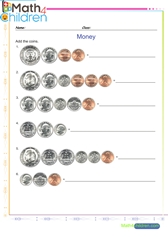  Money usd addition of coins