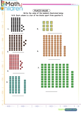  Place value tens illustrated