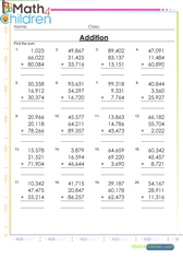  Addition of 3 four digit numbers