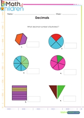  Illustrated decimal exercise