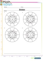  Division circle drill