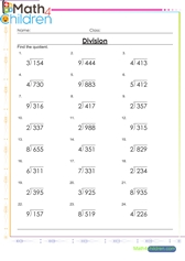  Division with remainders