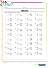  Equivalent fractions