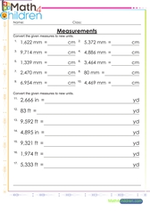  Converting scales mm cm feet yard