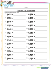  Round up numbers