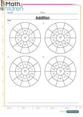  Addition circle drill